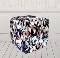 Пуфик-кубик Роузи 01 (Пуф 52)